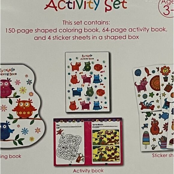 Portobello Activity Set NIB owl shaped - Picture 3 of 3